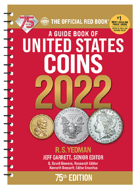 Whitman 2022 Red Book Pricing Guides red book, coin grading guide, 2022 red book, whitman red book, pricing guide, united states coins