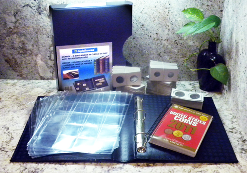 Archival Quality Coin Collecting Starter Set for 240 Coins